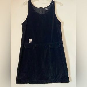 Vintage Y2K Warner Brothers Store Tweety Bird Black Cotton Dress Sz M(sku137)